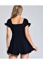 Premium Draped Extra Mini Dress with Shorts - 3