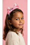 Dark Pink Children's Crown with Bow Detail - 2