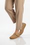Beige Genuine Leather Lightweight Women's Casual Shoes 234 Z - 3