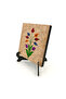 سطح طاولة MDF مطبوع عليه 9 زهور التوليب 10x10 1G-9LaleEbru