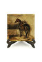 Horse in the Barn Oil Painting Desktop Printed Mdf Desktop 10X10 1G-At2 - 2