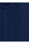 Navy blue loose fit men's shirt from gulis clothing - 3