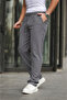 Men's Trendy Elastic Waist Wide Leg Baggy Trousers - 5