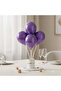 Metallic Purple Latex Balloons 5in, 100pcs, Party Decoration Balloons - 2