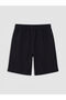 Black Regular Fit Men's Shorts - 6