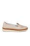 Beige Genuine Leather Orthopedic Sole Women's Casual Shoes 700 Z