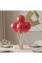 Metallic Apple Red Latex Balloons 5in, 100pcs, Party Decoration Balloons