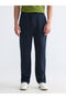 Navy Blue Comfortable Fit Men's Sweatpants - 3