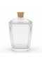 Clear Acrylic Storage Canister with Secure Lid 14 × 11 cm
