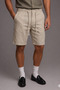 Men's 100% Cotton Linen Shorts – Lace-Up Comfortable Cut Summer Shorts