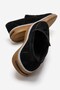 Genuine Nubuck Leather, Honey Color Sole, Laceless Men's Loafer Leather Shoes - 4