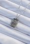 316L Steel Chain Antique Silver Color Moon Figure Tarot Necklace