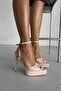 Linus Ankle Strap Nude Patent Leather - 3