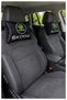 Skoda Car Compatible Digital Printed Black Travel Neck Pillow - Stylish Design - 3