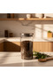 Acrylic Storage Canister with Silver Lid for Modern Kitchen Storage20 × 10 cm - 2