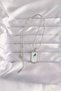 316L Steel Silver Color White Enamel Tarot Necklace - 2