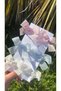 Pastel Colored Natural Linen Bow Set of 6 Children's Buckles - 4