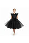 D' Daniela - Natalya Dress Net - Black - 2Y to 10Y