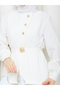 Accessory-Enhanced Shirt & Stitched Pants Islamic Clothing Set Rc9040 - 7