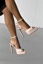 Linus Ankle Strap Nude Patent Leather - 7