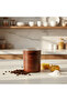 Airtight Brown Acrylic Kitchen Storage Canister with Lid for Dry Food 1060 ml - 2
