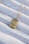 316L Steel Chain Antique Gold Color Tarot Necklace with Moon Figure