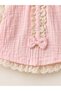 Lace Sleeves Bow Detail Baby Girl Shorts Set - 4