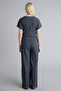 Straight Fit Flat Leg Wrinkled Textured Trousers H0423Ax26Sp - 5