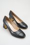Genuine Leather Women's Heeled Shoes 5 cm Special Design Curved Heel Stylish Comfortable 0029 - 3