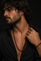 Men's Necklace Bracelet Set - Red Bead Necklace Bracelet Set for Men - 2