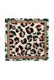 Leopard Patterned Silky - Satin Shawl - 2