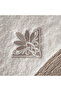 Mihra Bath Towel 100% Organic Cotton Embroidered Cream 80X150 cm - 6