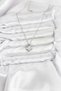 316L Steel Chain Silver Color Zircon Stone Clover Model Women's Necklace - 2