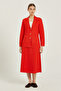 Pomegranate Flower Honeycomb Textured Women's Jacket