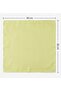 Women's Light Yellow Square Chiffon Foulard Scarf - Fine Textured Modern Bandana 50*50cm - 3