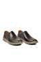048 m Black Beige Genuine Leather Men's Casual Shoes