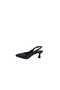 Egestyle 210 Women's Black Closed Toe Open Back Low Heeled Large Size Shoes 41 42 - 3