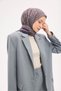 Olinda Scarf Clover Pattern Midnight Blue 90X90 - 2