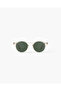 Sun # D Polarized Sandstorm - Transparent-Brown Adult Polarized Sunglasses