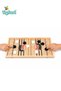 Hand Catapult Chess Game – Fast Sling Puck Wooden Board Game for Kids & Family, 2 Player Strategy Game
