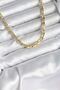 Brass Gold Color 60 cm Chain Women's Necklace