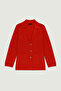 Pomegranate Flower Honeycomb Textured Women's Jacket - 5