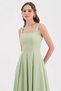 Women's Woven Lycra Fabric Sleeveless Design Long Dress - 3