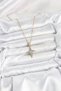 316L Steel Chain Gold Color Polar Star Model Zircon Stone Women's Necklace - 2