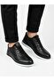 Men's Black Genuine Leather Orthopedic Sole Casual Shoes