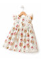 Baby Girl 100% Cotton Woven Patterned Dress - 3