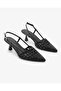 Byk Massima Pointed Toe Hand Knitted Open Back Special Design Women's Stiletto - 3