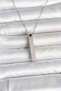 316L Steel Silver Color Ayetel Kursi Written Bar Bar Necklace - 2