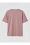 Pink Loose Fit Basic Thick T-Shirt - 7