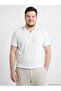 White Polo Neck Men's T-Shirt